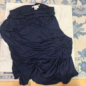 Max Studio Deep Blue Maxi Skirt